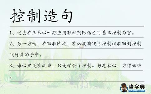 控制造句