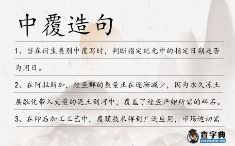 中覆造句