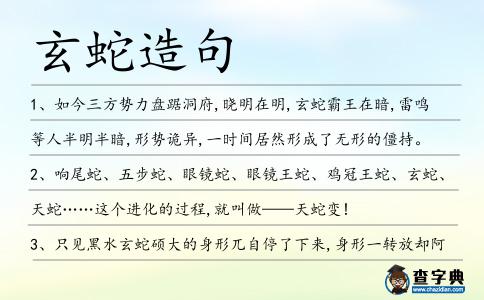 玄蛇造句