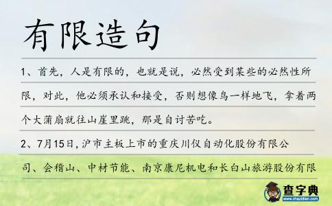 有限造句