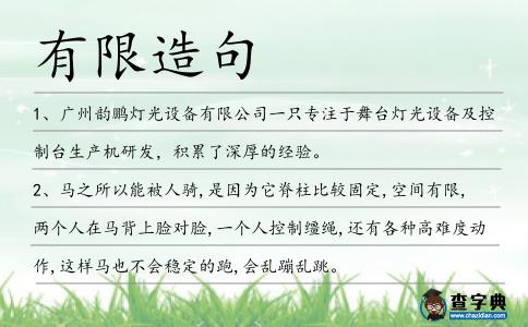 有限造句