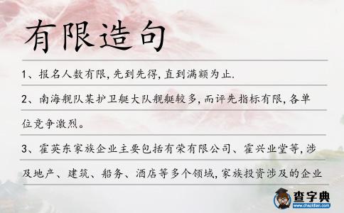 有限造句