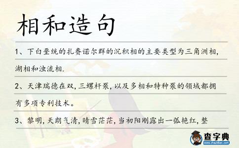相和造句