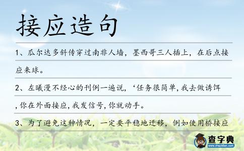 接應造句