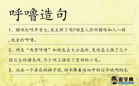 呼嚕造句