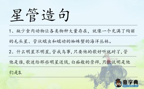 星管造句