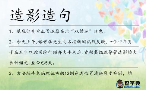 造影造句