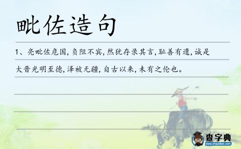 毗佐造句