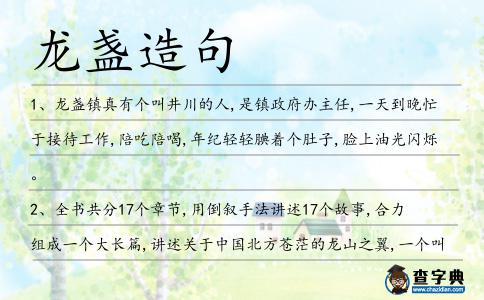 龍盞造句