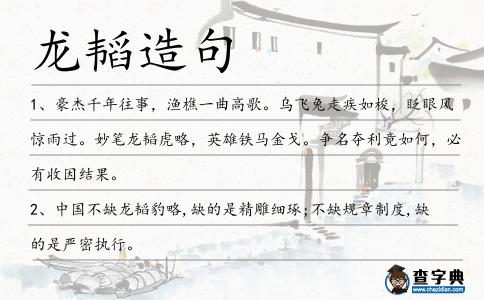 龍韜造句