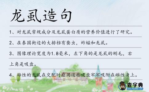 龍虱造句