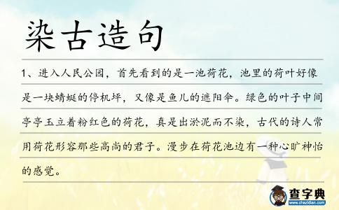 染古造句