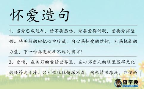 懷愛造句