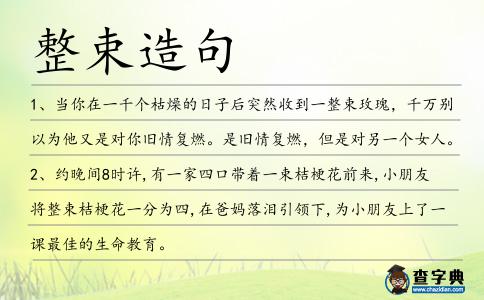 整束造句