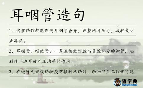 耳咽管造句