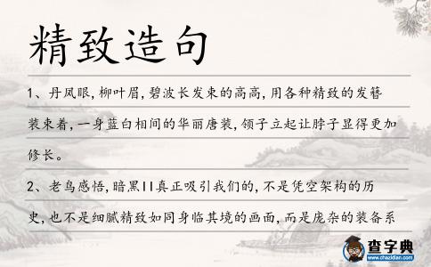精致造句