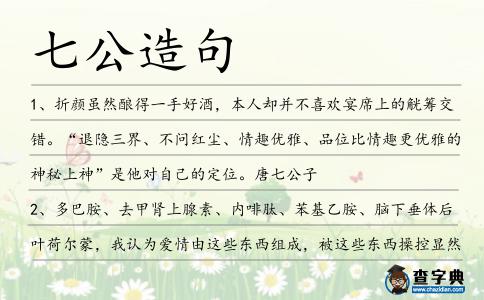 七公造句