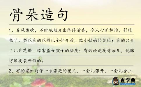 骨朵造句