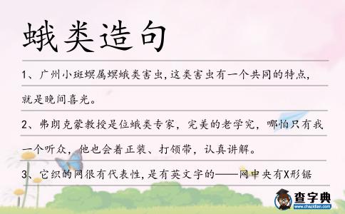 蛾類造句