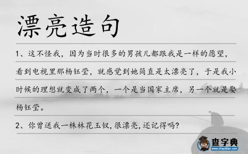 漂亮造句