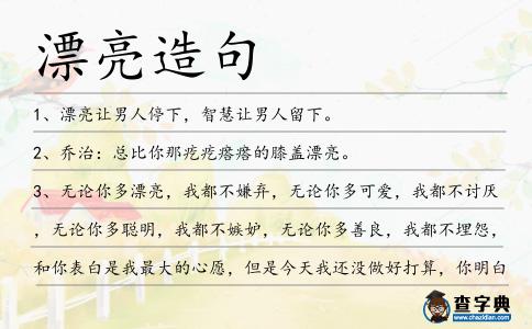 漂亮造句