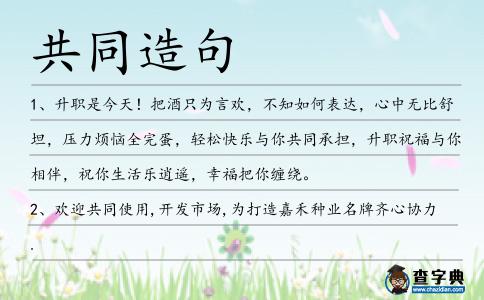 共同造句