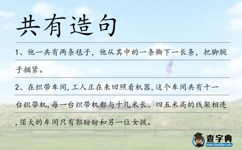 共有造句