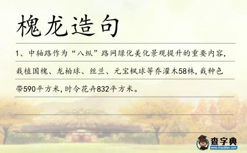 槐龍造句