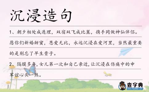 沉浸造句