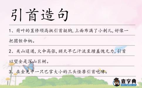 引首造句