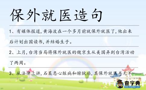 保外就醫造句