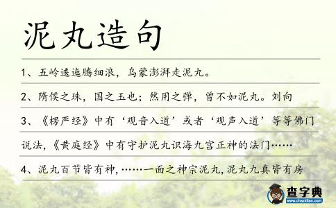 泥丸造句