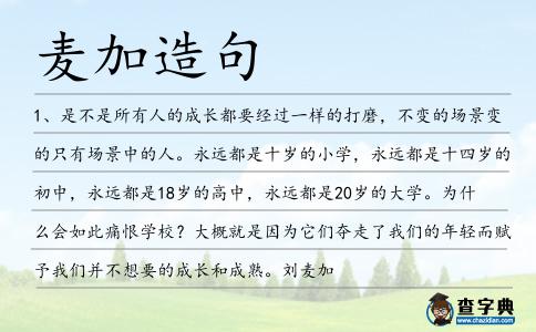 麥加造句