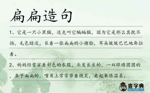 扁扁造句