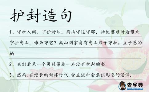 護(hù)封造句
