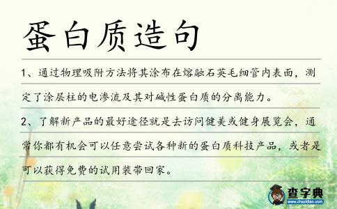 蛋白質造句