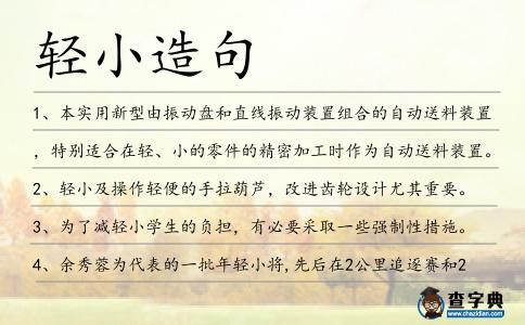 輕小造句