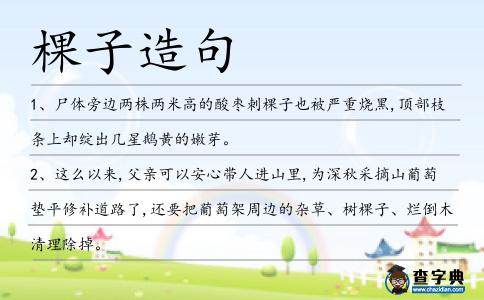 棵子造句
