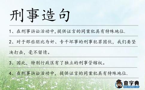 刑事造句