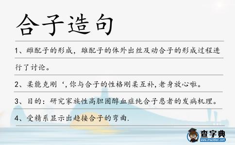 合子造句