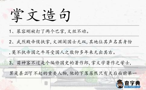 掌文造句