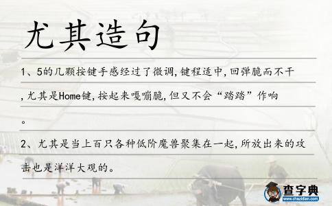 尤其造句