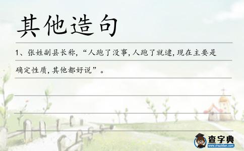 其他造句