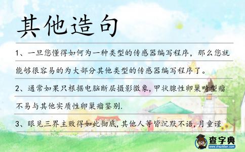 其他造句