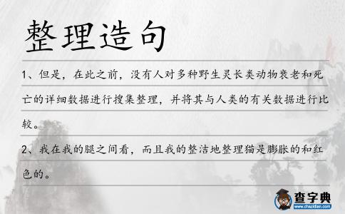 整理造句