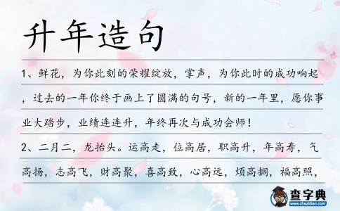 升年造句