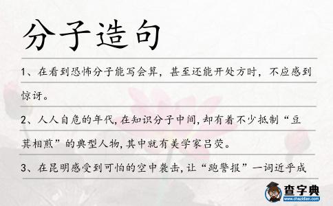 分子造句