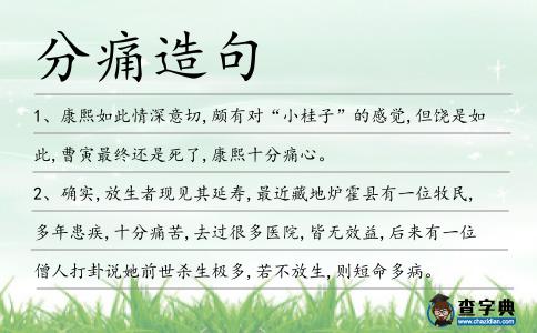 分痛造句