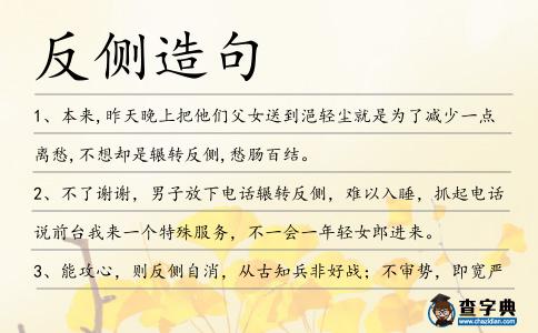 反側造句