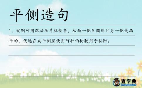 平側(cè)造句